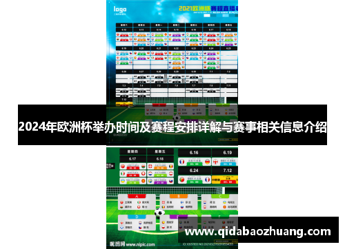 2024年欧洲杯举办时间及赛程安排详解与赛事相关信息介绍